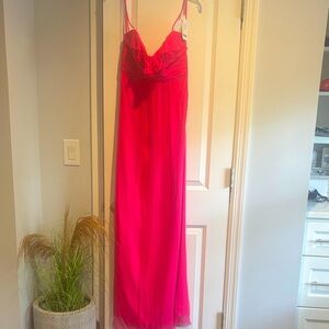 Elegant Pink Evening Dress